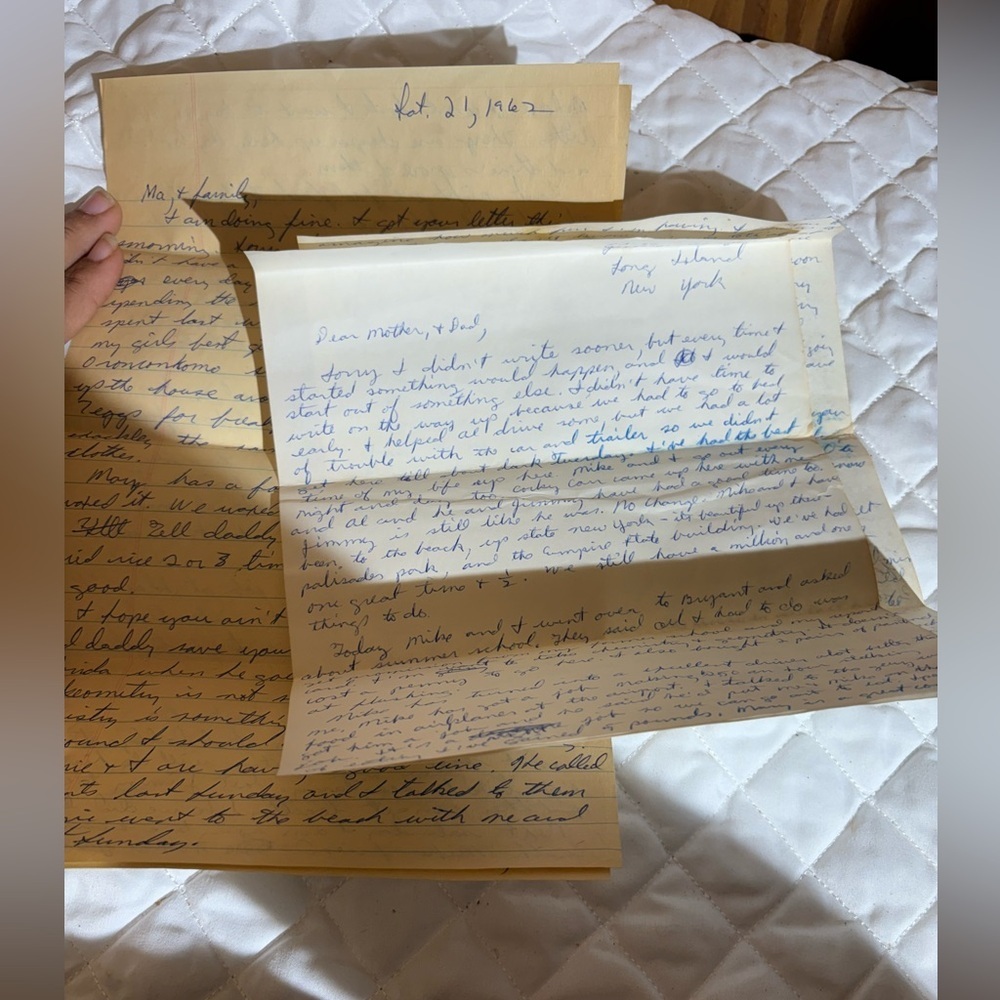 1960s handwritten letters